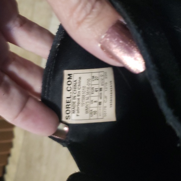 Sorel leather booties black 10 - Picture 4 of 4